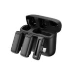 J13 Type C Dual Wireless Lavalier Microphone With Charging Case Video Recording Mic