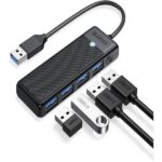 ORICO USB HUB 3.0 4 PORTS PAPW4A-U3-015-BK-EP BLACK COLOR