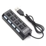 USB Hub 4 Port 2.0 With Button