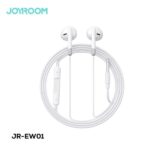 JOYROOM-EW01 3.5MM Wired Series Half In-Ear Wired Earphones White