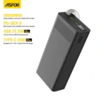 ASPOR A306 Big Capacity Of 30000mah with LCD Display Power Bank