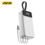 Aspor A317 22.5w 30000mah Fast Charging With 3 Cables Power Bank - Image 2