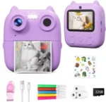 D8S Childrens Time Front/back Rear Hd Digital Thermal Print Camera