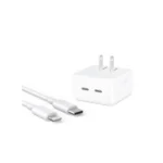 Iphone 14 Pro 2 Pin(US Pin) 50w Usb-C+C Adapter with Usb-C to Lightining Cable
