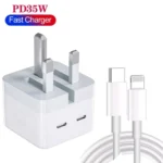 Iphone 35w Fast Charger Uk Pin with Cable