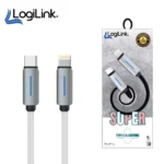 Logilink Type C to Lightning Nylon Fast Charging Data Cable