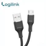 Logilink USB to Micro Silicone Fast Charging Data Cable - Image 3