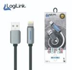 Logilink Usb to Lightning Nylon Fast Charging Data Cable