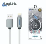 Logilink Usb to Lightning Nylon Fast Charging Data Cable - Image 2