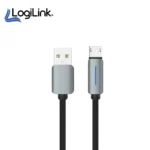 Logilink Usb to Micro Nylon Fast Charging Data Cable - Image 2