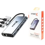 SPEED-X (SP-TC1101) 11 IN 1 MULTI-PORT TYPE C 4K HDMI USB 3.0 CONVERTER