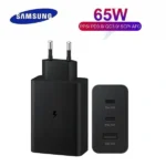 Samsung 65w Eu Pin Power Adaptor Trio 2 Type-C & Usb-a Port