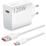 Xiaomi 120w Fast Quick Charger with Usb-a to Type-C Cable