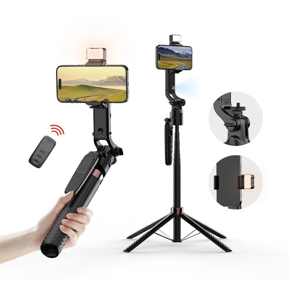 A101 GIMBAL EXTENDABLE AUTO FACE TRACKING AI INTELLIGENT WIRELESS REMOTE WITH FILL LIGHT - Image 1