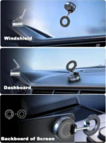 K007 Magnetic 360° Magnetic Car Phone Holder With Strong Suction Base - Image 4