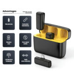 K13 Type-C ANC Dual Wireless Lavalier Microphone