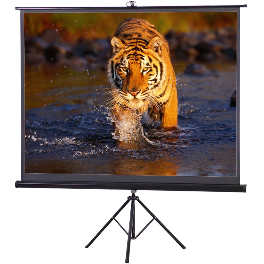 Projector Screen 120 Inch Tripod Portable 6x8 Feet 4:3MW Speed-X - Image 1
