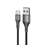 Aspor Ac-18 Usb To Type-c 3a Super Fast Charging Nylon Braided Cable