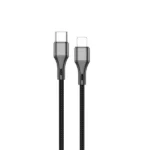 Aspor Ac-20 27w Type-c to Lightning Fast Charging Nylon Braided Data Cable
